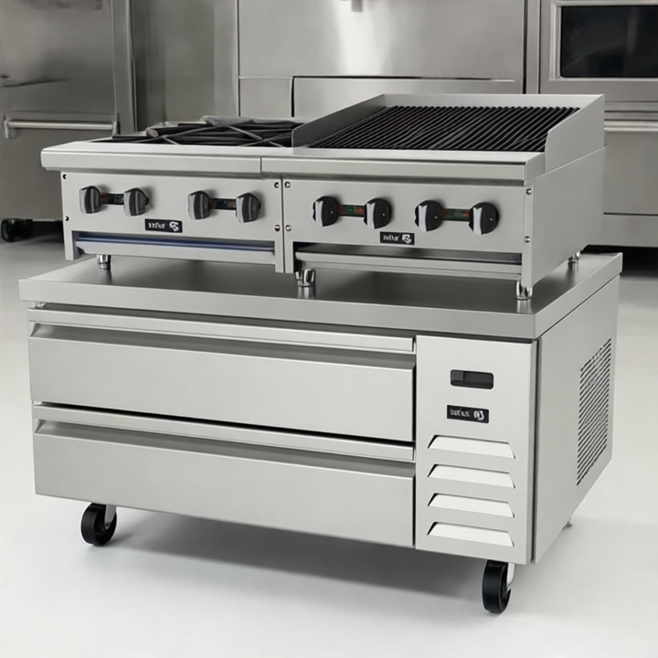 base de chef refrigerada asber